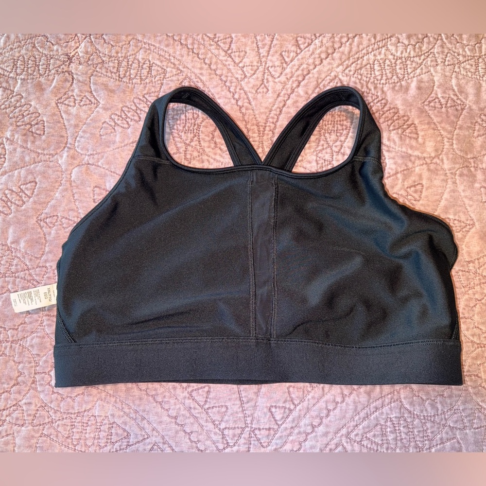 Under Armour Women's Charcoal Sports Bra - Picture 4 of 12